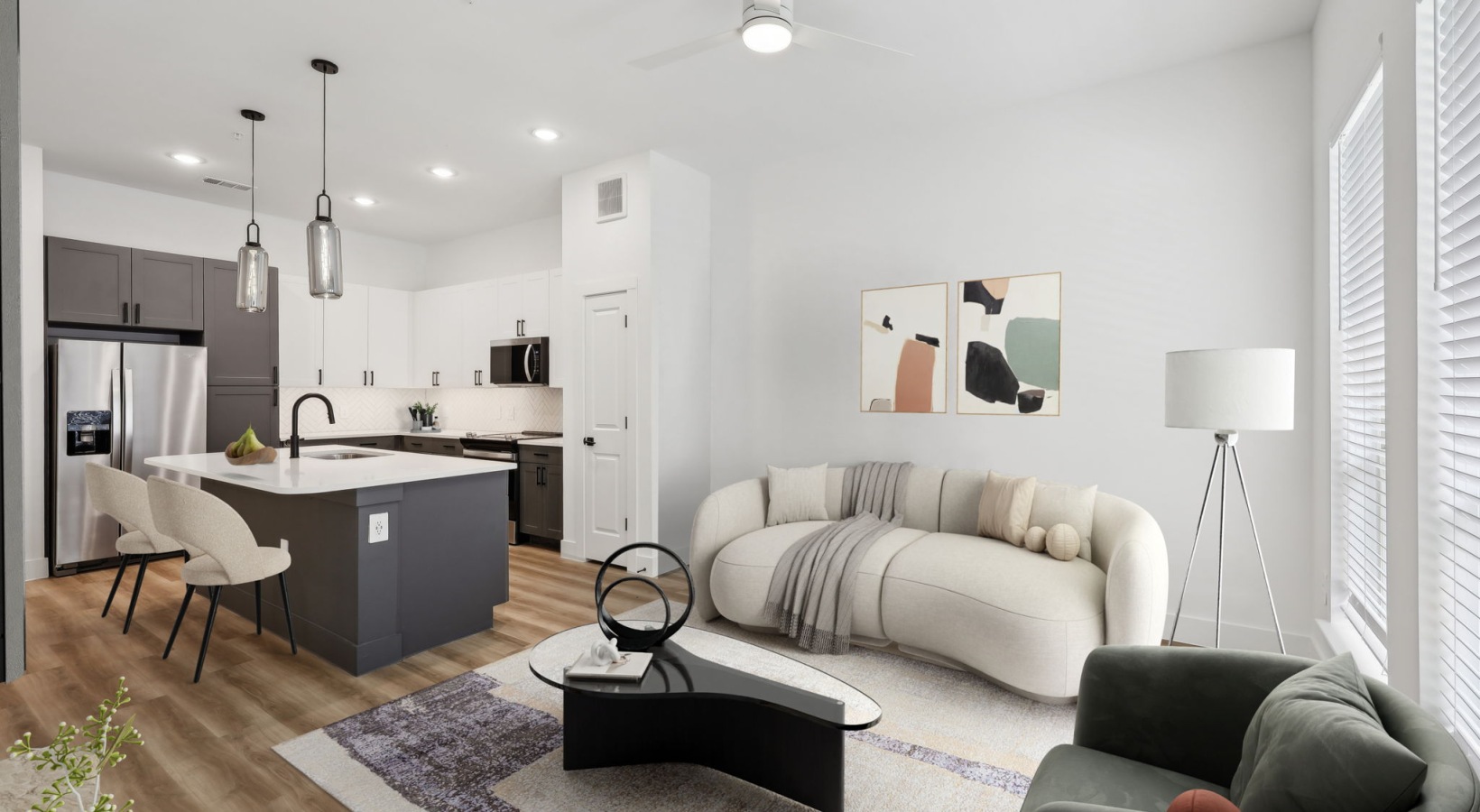 Essential housing in Dallas, Texas spacious bedroom